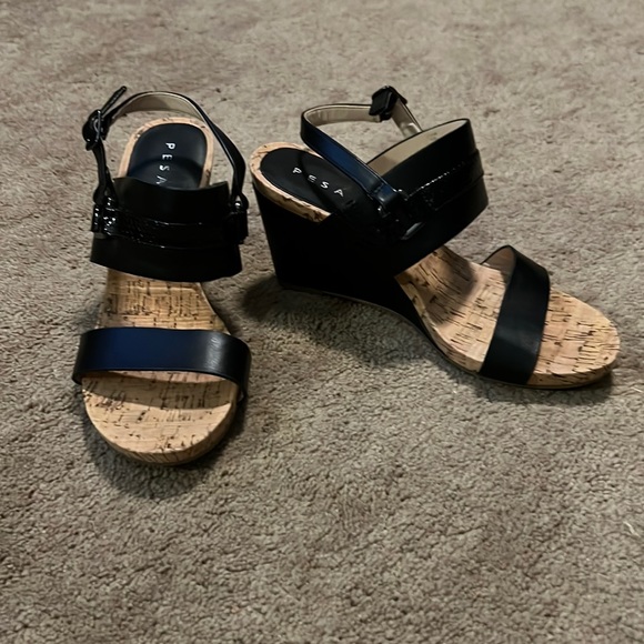 Pesaro Shoes - Pesaro wedge sandals size 7.5
